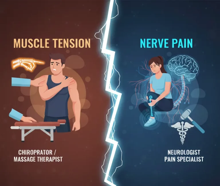 Muscle Tension vs. Nerve Pain: Which Professional Should You See First?